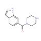 6[(Piperazin-1-yl)carbonyl]-1H-indole (CAS 633322-11-9) - chemical structure image