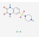 6-(piperazin-1-ylsulfonyl)-1,4-dihydroquinoxaline-2,3-dione hydrochloride (CAS 1170179-68-6) - chemical structure image