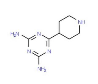 6-Piperidin-4-yl-[1,3,5]triazine-2,4-diamine - chemical structure image