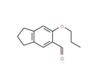 6-Propoxy-5-indanecarbaldehyde - chemical structure image