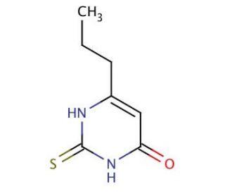 6-Propyl-2-thiouracil (CAS 51-52-5) - chemical structure image