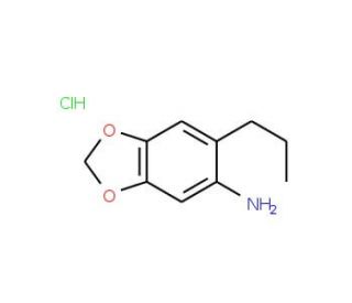 6-Propyl-benzo[1,3]dioxol-5-ylamine hydrochloride - chemical structure image