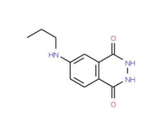 6-(propylamino)-2,3-dihydrophthalazine-1,4-dione - chemical structure image