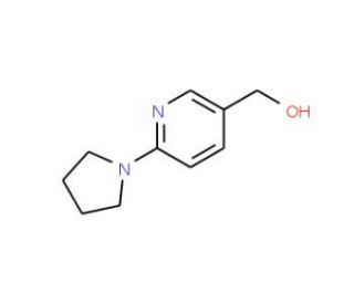 [6-(Pyrrolidin-1-yl)pyridin-3-yl]methanol (CAS 690632-01-0) - chemical structure image