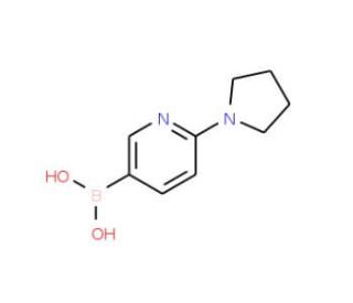 6-(Pyrrolidin-1-yl)pyridine-3-boronic acid (CAS 1150114-75-2) - chemical structure image