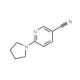 6-pyrrolidin-1-ylnicotinonitrile (CAS 90839-82-0) - chemical structure image