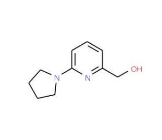 (6-Pyrrolidin-1-ylpyridin-2-yl)methanol (CAS 868755-48-0) - chemical structure image