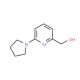 (6-Pyrrolidin-1-ylpyridin-2-yl)methanol (CAS 868755-48-0) - chemical structure image