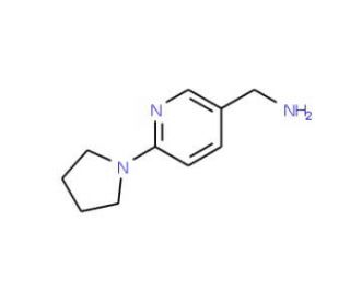 (6-pyrrolidin-1-ylpyridin-3-yl)methylamine - chemical structure image