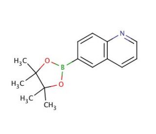 6-Quinolineboronic acid pinacol ester (CAS 406463-06-7) - chemical structure image