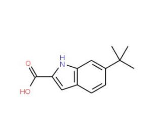 6-tert-butyl-1H-indole-2-carboxylic acid - chemical structure image