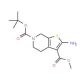 6-(tert-Butyl) 3-methyl 2-amino-4,7-dihydro-thieno[2,3-c]pyridine-3,6(5H)-dicarboxylate (CAS 877041-47-9) - chemical structur