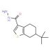 6-tert-Butyl-4,5,6,7-tetrahydro-1-benzothiophene-3-carbohydrazide - chemical structure image