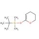 6-(tert-Butyldimethylsilyloxy)-3,4-dihydro-2H-pyran (CAS 130650-09-8) - chemical structure image