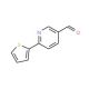 6-Thien-2-ylnicotinaldehyde (CAS 834884-61-6) - chemical structure image