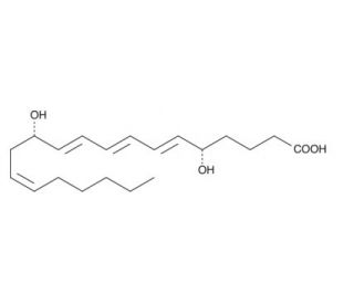 6-trans-12-epi Leukotriene B4 (CAS 71548-19-1) - chemical structure image