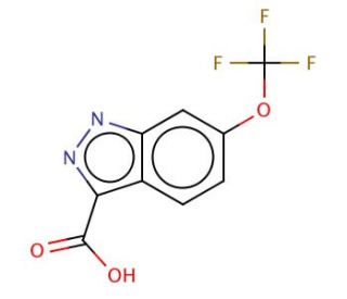 6-(Triflouromethoxy)-3-indazole carboxylic acid - chemical structure image