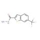6-(Trifluoromethyl)-1-benzothiophene-2-carbohydrazide - chemical structure image