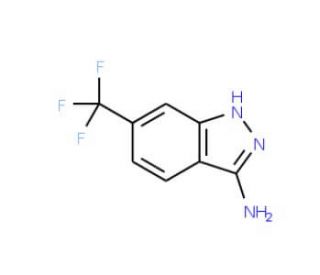 6-(Trifluoromethyl)-1H-indazol-3-amine (CAS 2250-55-7) - chemical structure image