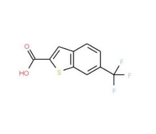6-Trifluoromethyl-Benzo[B]Thiophene-2-Carboxylic Acid (CAS 142329-22-4) - chemical structure image