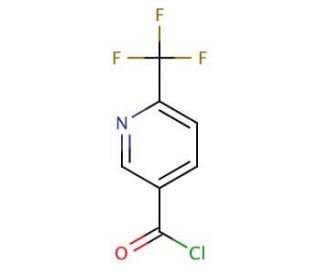 6-(Trifluoromethyl)nicotinoyl chloride (CAS 358780-13-9) - chemical structure image
