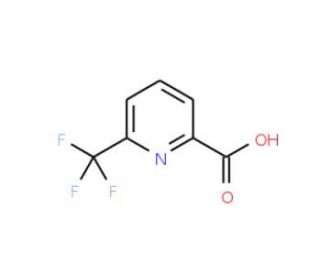 6-(Trifluoromethyl)picolinic acid (CAS 131747-42-7) - chemical structure image