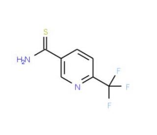 6-(Trifluoromethyl)thionicotinamide (CAS 386715-34-0) - chemical structure image