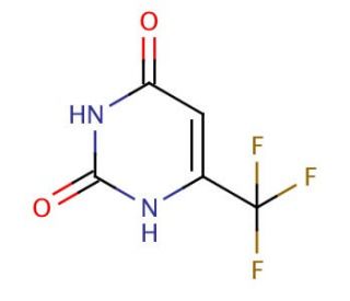 6-(Trifluoromethyl)uracil (CAS 672-45-7) - chemical structure image