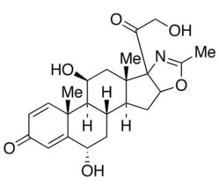 6&alpha;-Hydroxy-21-desacetyl Deflazacort (CAS 87539-45-5) - chemical structure image