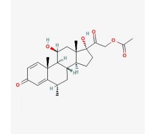6&alpha;-Methylprednisolone 21-Acetate (CAS 53-36-1) - chemical structure image
