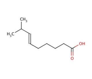 (6E)-8-Methyl-6-nonenoic Acid (CAS 59320-77-3) - chemical structure image