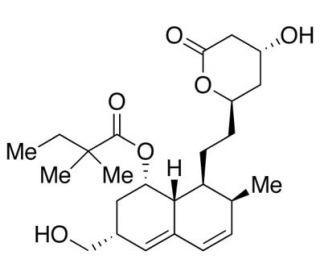 6&prime;-Hydroxymethyl Simvastatin (CAS 128241-03-2) - chemical structure image