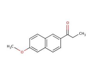 6&prime;-Methoxy-2&prime;-propiononaphthone (CAS 2700-47-2) - chemical structure image