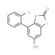 7-(2-Chloro-phenyl)-5-hydroxy-benzo[1,3]oxathiol-2-one - chemical structure image