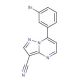 7-(3-Bromophenyl)pyrazolo[1,5-a]pyrimidine-3-carbonitrile (CAS 933054-30-9) - chemical structure image