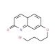 7-(4-Bromobutoxy)-quinoline-2(1H)-one (CAS 203395-59-9) - chemical structure image