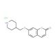 7-(4-Piperidinylmethoxy)-2H-chromen-2-one hydrochloride - chemical structure image
