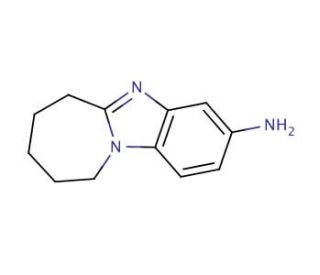 7,8,9,10-Tetrahydro-6H-benzo[4,5]imidazo[1,2-a]azepin-3-ylamine - chemical structure image