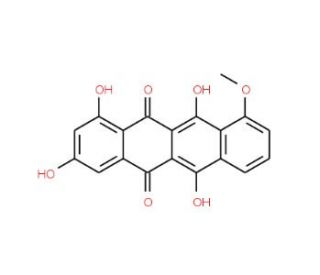 7,8-Desacetyl-9,10-dehydro Daunorubicinone - chemical structure image