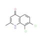 7,8-Dichloro-2-methyl-4-quinolinol (CAS 203626-50-0) - chemical structure image