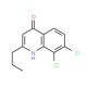 7,8-Dichloro-2-propyl-4-quinolinol (CAS 1070880-10-2) - chemical structure image