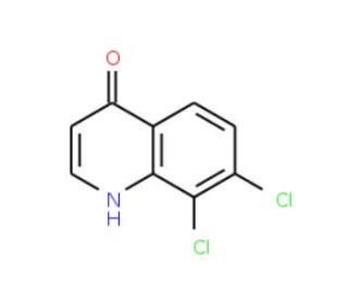 7,8-Dichloro-4-quinolinol (CAS 871217-91-3) - chemical structure image