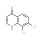 7,8-Dichloro-4-quinolinol (CAS 871217-91-3) - chemical structure image