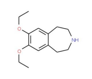 7,8-diethoxy-2,3,4,5-tetrahydro-1H-3-benzazepine - chemical structure image