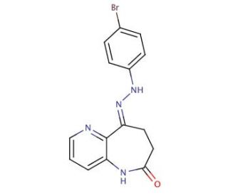 7,8-Dihydro-9-[2-(4-BrPh)hydrazone]-5H-pyrido[3,2-b]azepine-6,9-dione (CAS 676596-64-8) - chemical structure image