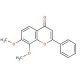 7,8-Dimethoxyflavone (CAS 65548-54-1) - chemical structure image