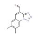 7,8-Dimethyl-1,2,3,9b-tetraaza-cyclopenta[a]-naphthalene-4-carbaldehyde - chemical structure image