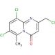 7,9-Dichloro-2-chloromethyl-6-methyl-pyrido[1,2-a]pyrimidin-4-one - chemical structure image
