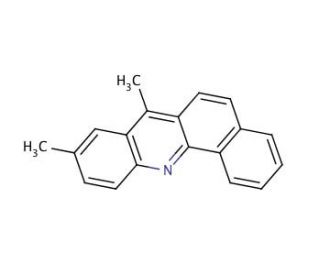 7,9-Dimethylbenz[c]acridine (CAS 963-89-3) - chemical structure image