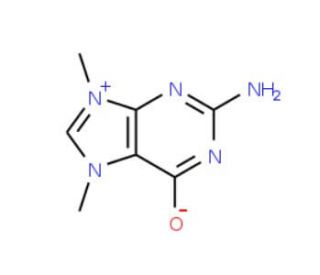 7,9-Dimethylguanine Hemitosylate (CAS 524-35-6 (free acid)) - chemical structure image